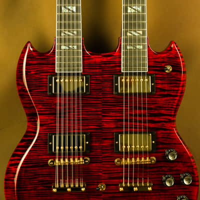 Gibson EDS-1275 Supreme Ultra Flamed Maple Double Neck SG Electric Guitar image 9