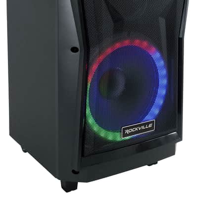 Rockville ROCKNGO 800 800 10" Portable Wireless Bluetooth Speaker w/LED/Wheels/Loud! image 15