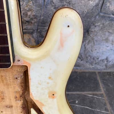 Immagine Vintage Layolo Bass (Made in Italy) - Pearloid Body - Restoration Project - 6