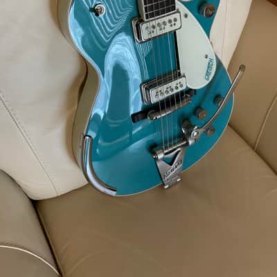 Gretsch Custom Shop Stephen Stern Masterbuilt '57 Duo Jet G6128-CS NOS Regal Turquoise 2022 - Nos Nitro image 2