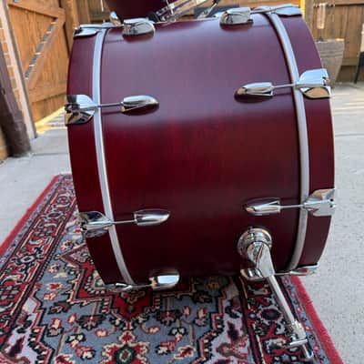 Gretsch USA Custom Drums Satin Rosewood 13/16/24 Shell Pack CLEAN image 10