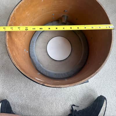 Rogers Vintage Tom Drum - 15” x 12” 70s - White image 9