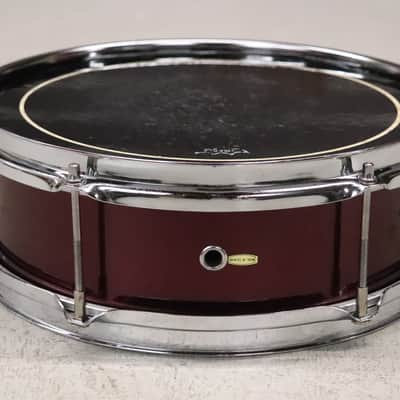Percussion Plus 4x12" Maroon Junior Single Tension Snare Drum image 1