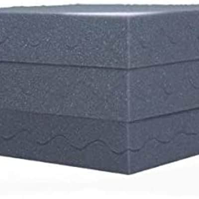 6 Pack Convoluted 2 Inch 12" W x 12" L Egg Crate Panels Acoustic Foam Sound Proof Wall Tiles image 3