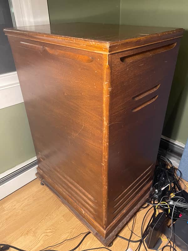 Leslie 50C (122-type / 2 speed conversion), 300W, tube pre-amp, 1/4” input image 1