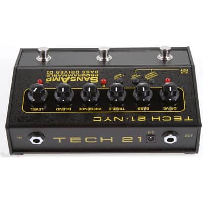 Tech 21 Sansamp Programmable Bass Driver DI Pedal image 2