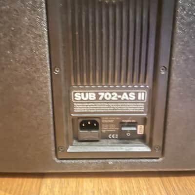 RCF SUB 702-AS II Active 1400 Watt 12” Subwoofer Speaker 2010s - Black image 2