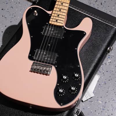 Fender Custom Shop 72 Tele Deluxe Closet Classic Aged Shell Pink image 5