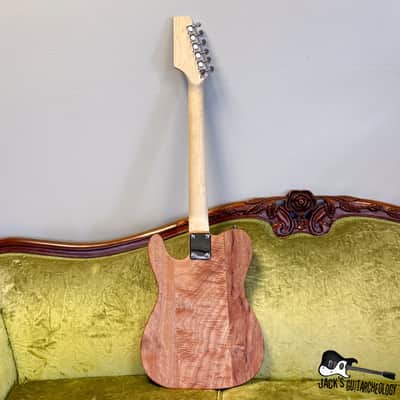 Economy Pre-Made T-Style Kit Electric Guitar *READ* (2020s - Natural) image 5