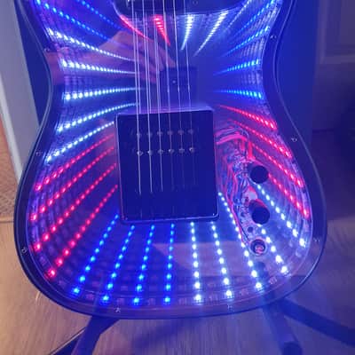 Harley Benton LED Infinity Mirror Electric Guitar 2023 - Custom image 3