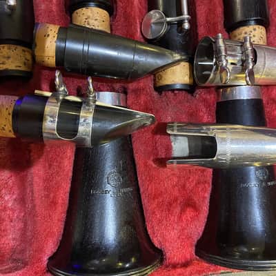 Boosey and Hawkes Imperial 926 Clarinet Bb and A Pair c1944 - Ebony image 14