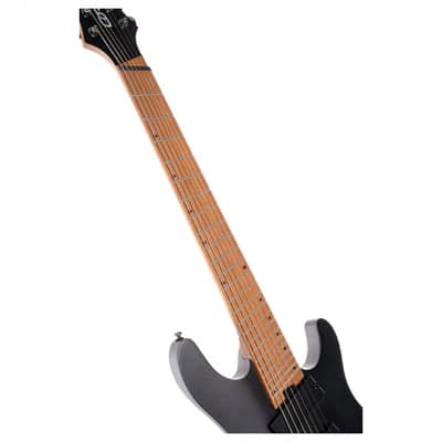 Cort KX307MSOPBK Multi Scale Mahogany Body Roasted Maple Neck 7-String Electric Guitar image 4