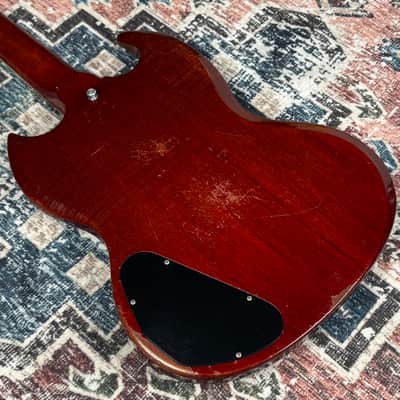 1966 Gibson SG Special Vintage Cherry Made In Kalamazoo Small Guard Electric Guitar! image 10