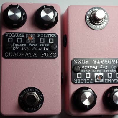 Ivy Pedals Quadrata Fuzz Deluxe - PINK / BLACK 2026 image 2