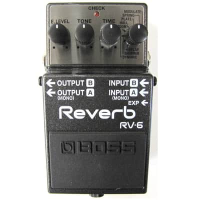 Used Boss RV-6 Digital Reverb Guitar Effects Pedal!