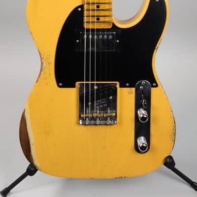 Fender Custom Shop Limited Edition Blackguard HS Tele Heavy Relic Aged Butterscotch Blonde image 1