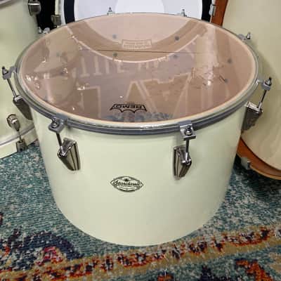 Tim "Herb" Alexander's PRIMUS, 2003 Tama Starclassic 14-Piece Drum Set White Satin image 16
