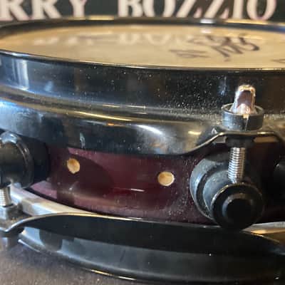 Terry Bozzio's DW - 8" Collector's Series Piccolo Tom - Purple Satin Oil - "A#/Bb". Autographed! image 10