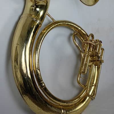 Conn 20K BBb Sousaphone with case and neck - Overhaul with dent removal image 4