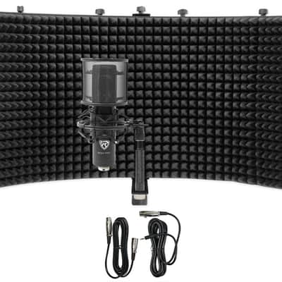 Rockville RCM PRO Studio/Recording Podcast Condenser Microphone + Foam Shield image 1
