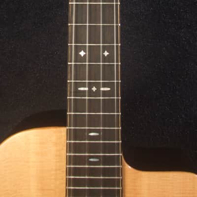 Handmade Gypsy Baritone Ukulele, Solid Spruce & Indian Rosewood, Slotted Head, Soft-bag, Bruce Wei GY19-002 image 6