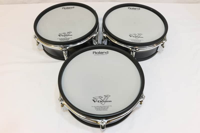 Roland PD-105 V-Drum Trigger Pad Tom Snare - THREE Pack | Reverb