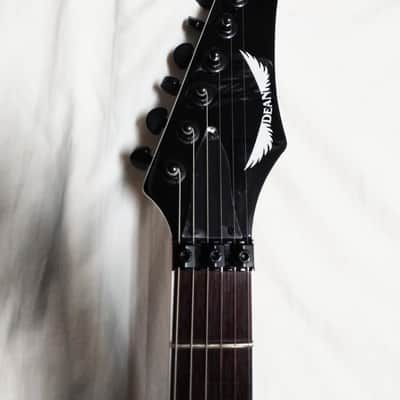 Dean Exile X Floyd Rose electric GUITAR New - Black Satin w/ Hard Case image 4