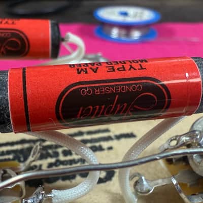 General Vintage Tone Left hand  Prewired Harness electronics for Les Paul ®️ 1956 - 1959 CTS Dimple Burst tapers pots image 6
