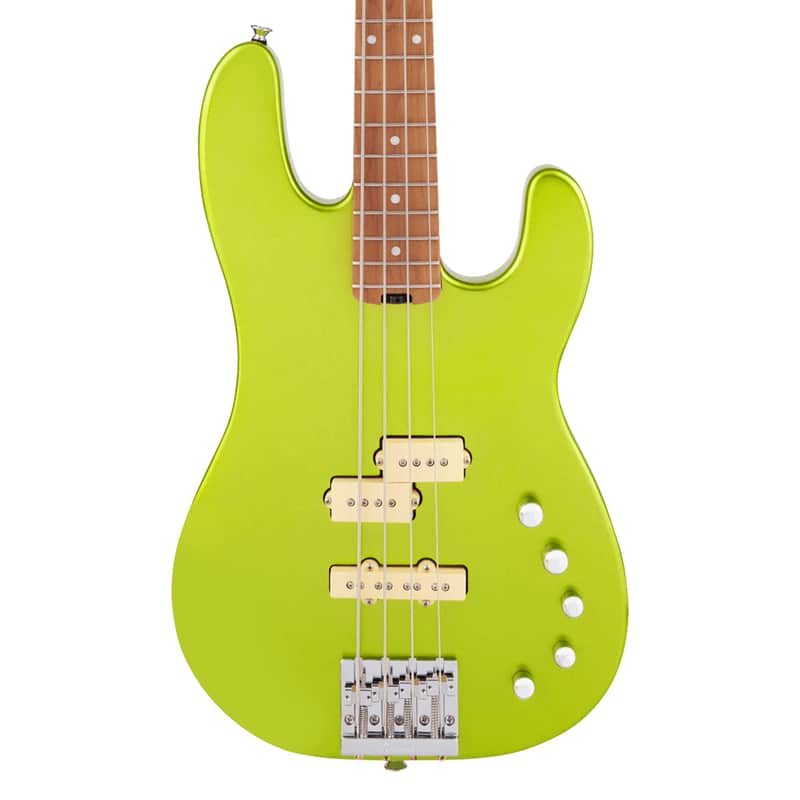Used Charvel Pro-Mod San Dimas Bass PJ IV - Lime Green Metallic image 1