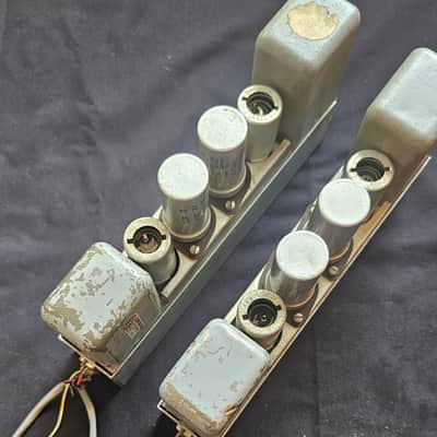 TWO Vintage Altec 428B Tube Preamps P522B Original Power Supply image 2
