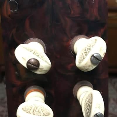 Vintage Maccaferri G40 Plastic Guitar 1950's White/Brown plastic image 10