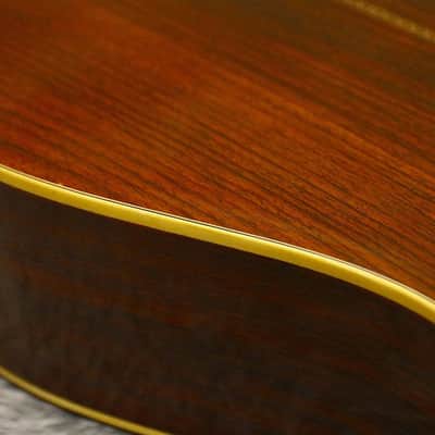 1977 made MILES 2000 D-25 Solid top Vintage Acoustic Guitar Made in Japan image 14