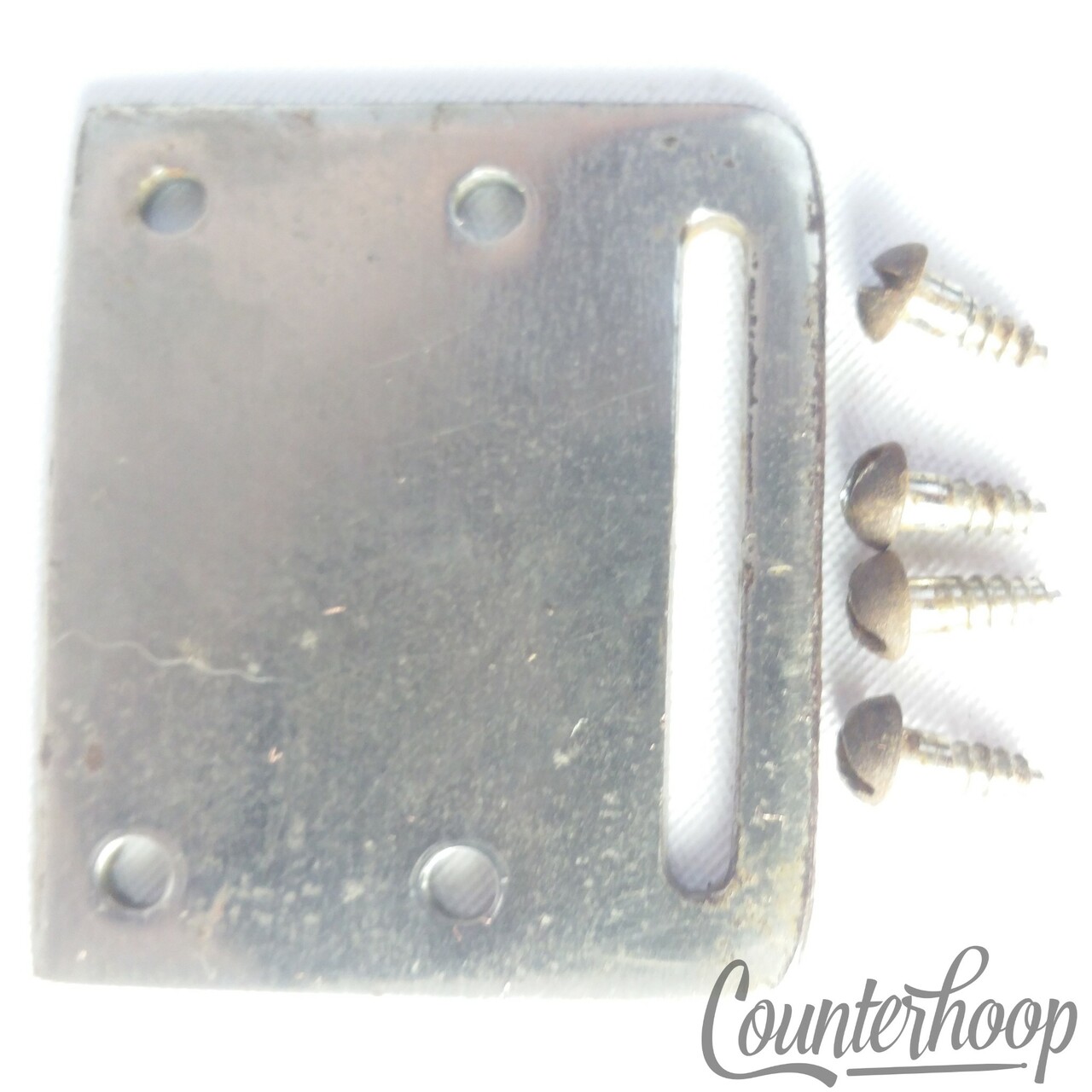 Leedy Snare Drum Marching Harness Mount Wood Hoop Nickel Attachment Vintage 10s — main photograph