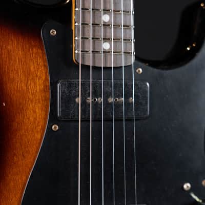 Fender Custom Shop Limited Edition Dual P90 Stratocaster Journeyman - Faded Aged 2-Color Sunburst image 4