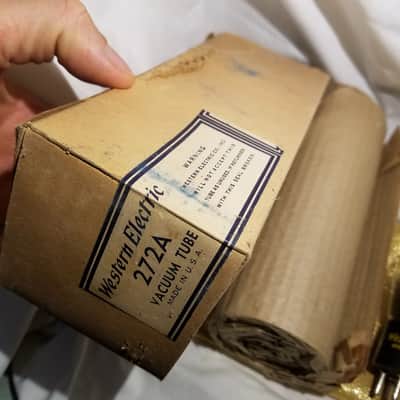 Western Electric ONE (1) 272A preamp triode tNOS AT1000 TESTED Vacuum Tubes mesh plate IOB Audio 1957 image 8