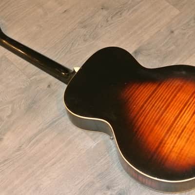 1940's S.S. Stewart by Harmony H1328 Archtop Guitar- Fancy Inlay Binding image 10