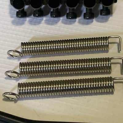 1980's Japan Ibanez RG550 RG Series Black Original Edge Floyd Rose Tremolo Bridge Set image 4
