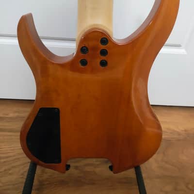 Legator G7SS Prototype 2020's - Gloss Amber Burl image 4