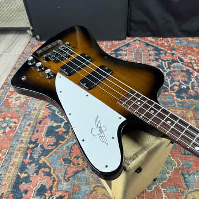 Greco TB75 Thunderbird Bass Fujigen Gibson Pickups Flatwounds 1988 - MOD image 10