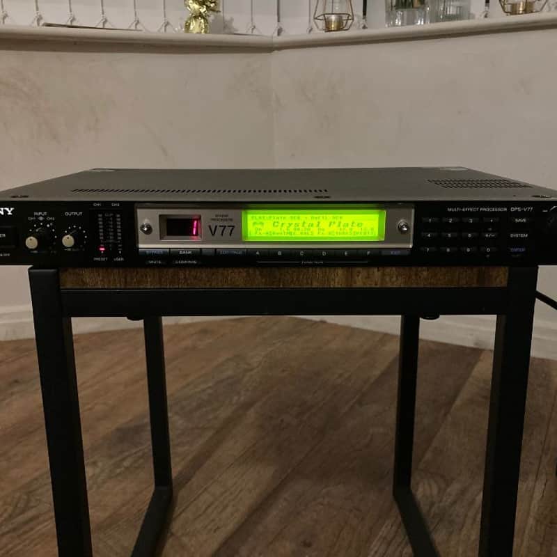 1990s Sony DPS-V77 Multi-Effect Processor Black / Silver
