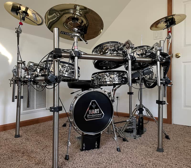 Hart Dynamics Professional 6.4 Hand Hammered Chrome Electronic