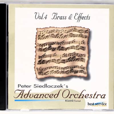 Best Service Peter Siedleczeks Advance Orchestra Volume 4 Brass & Effects Roland Format Sample Library/Sound Library/Sampling CD 1990s image 1