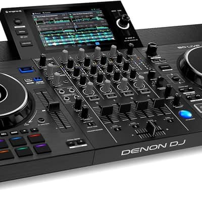Denon DJ SC LIVE 4 4-Deck Standalone DJ Controller w/ Wi-Fi & Built-In Speakers image 3