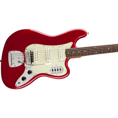 Fender Vintera III Early 60s Bass VI 6-String Bass w/ Gig Bag - Candy Apple Red image 2