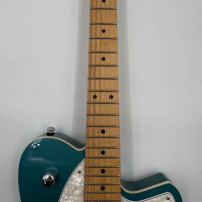 Reverend Charger 290 w/ Roasted Maple Fretboard- Deep Sea Blue image 5