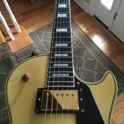 Edwards ESP Vintage Les Paul Randy Rhoads Cream Les Paul 2008 Cream White image 8