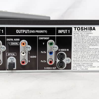 Toshiba D-VR600KU DVD Recorder / VCR Player with Remote image 8