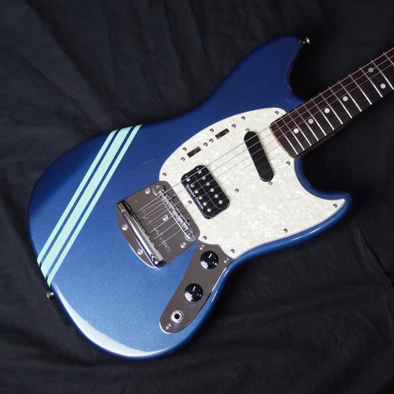 Fender Japan Kurt Cobain Signature Mustang KC-MG/CO SLB (2010–2012) MIJ – Shaded Lake Placid Blue, Excellent Condition