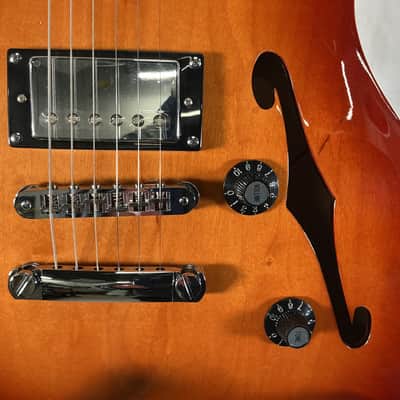 Squier Affinity Starcaster Deluxe 2020s - Sienna Sunburst image 7