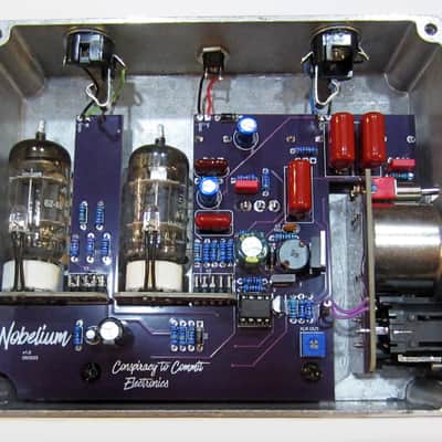 真空管 Bass Preamp Black NOBLEクローン Nobelium Bass Preamp (Noble Preamp clone) 2023 - Black/Silver | Reverb
